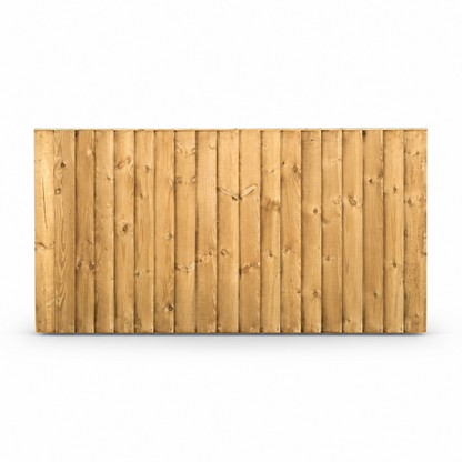 Feather Edge Panel 6ft x 3ft – front on white