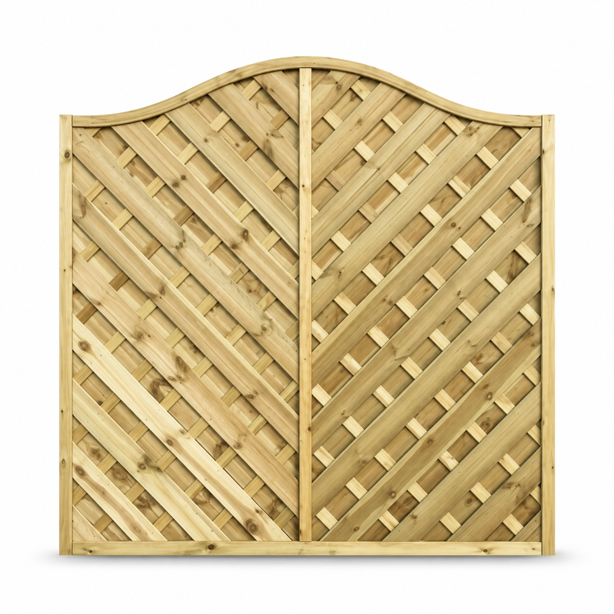 European Panel Model 38, 6 ft wide × 6 ft high, white background