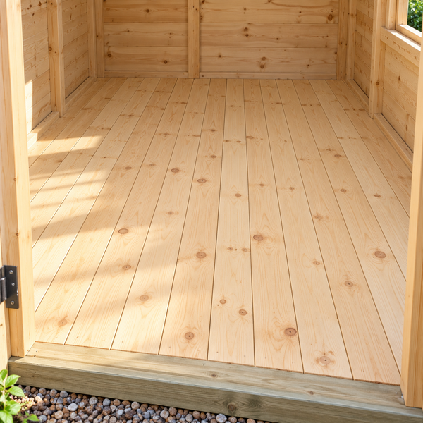 Flooring in a garden, day light